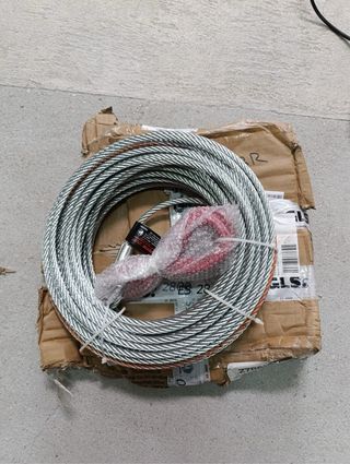 Lote cables acero con ganchos marca VEVOR