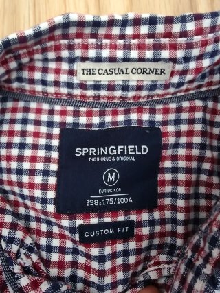 Camisa Springfield cuadros M