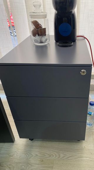 Cajonera metálica Sigma gris grafito