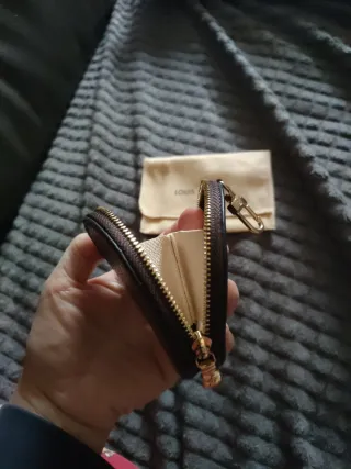 Portamonete Louis Vuitton marrone