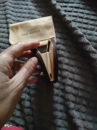 Portamonete Louis Vuitton marrone