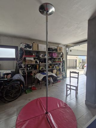 Barra Pole Dance con Base Protectora