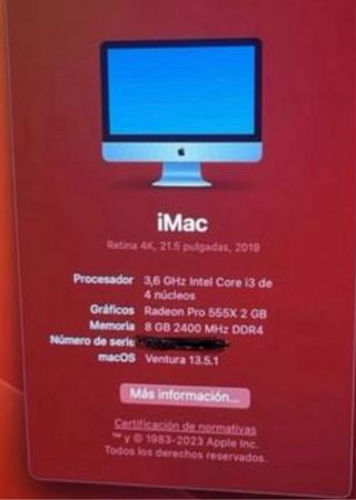 iMac 2019 Plata/Blanco