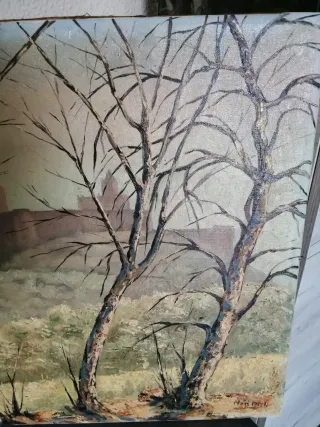 Pintura Van Drell - Paisaje Castillo