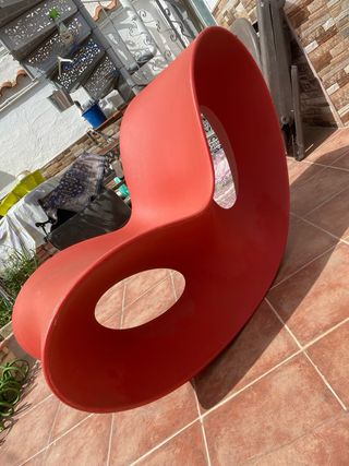2 sillones  Mecedora Voido Rojo