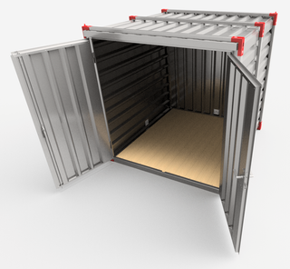 Trastero metálico plegable sin obra