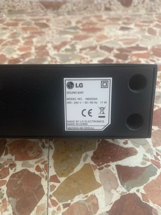 Barra de Sonido LG NB2020A Negra