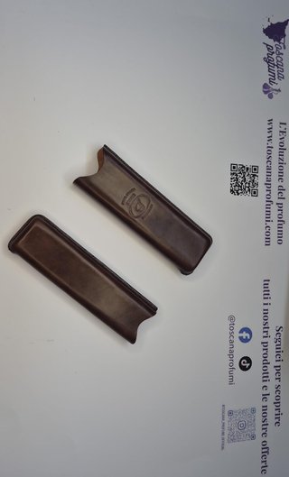 Porta sigari in pelle marrone Toscana Profumi
