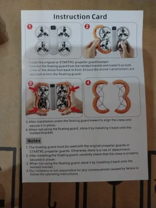 Protectores hélices dron ZEHNHASE naranja