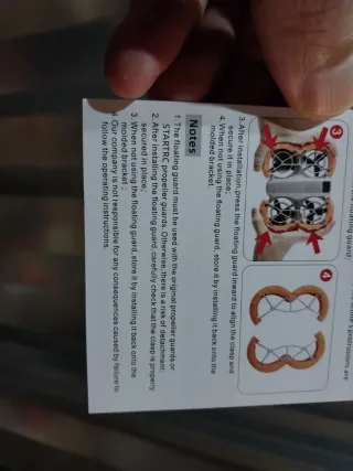 Protectores hélices dron ZEHNHASE naranja