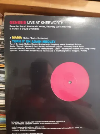 Vinilo Genesis Live At Knebworth RSD