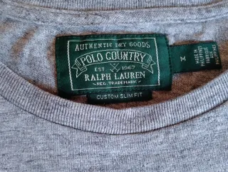 Camiseta Polo Ralph Lauren Slim Fit Gris M