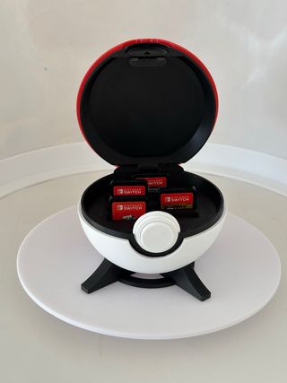 Soporte Cartuchos Switch - Modelo Pokeball Clásica