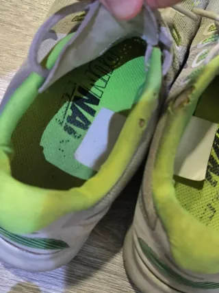Zapatillas Nike free RN grises y verdes talla 38.5
