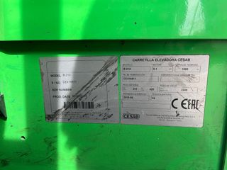 Carretilla Elevadora CESAB B210 Año 2019