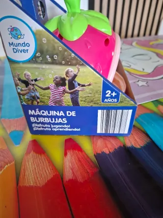 Máquina de burbujas Mundo Diver