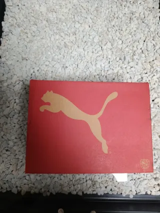Zapatillas Puma Altas Rojas y Blancas