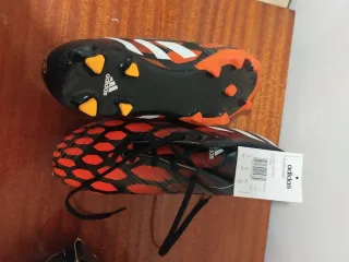 Scarpe da calcio per bambini Adidas arancione/nero