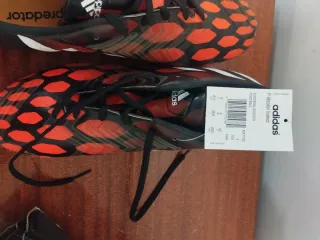 Scarpe da calcio per bambini Adidas arancione/nero