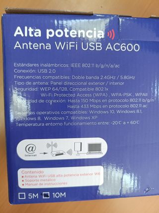 Antena WiFi Exterior Wonect W6 600Mbps