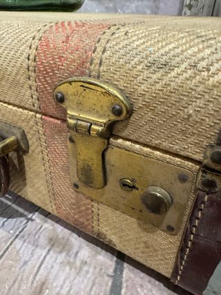 Valigia vintage in pelle