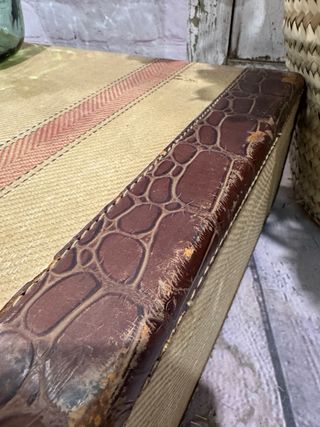 Valigia vintage in pelle