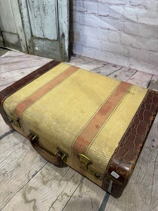 Valigia vintage in pelle