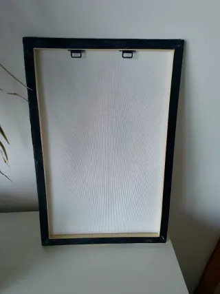 Cuadro San Expedito 45x30cm marco con lienzo