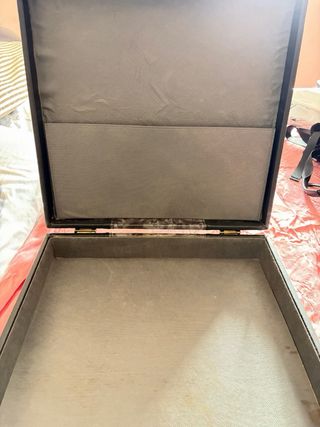 Maletín piel negro y gris