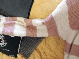 Jersey de rayas rosa y blanco