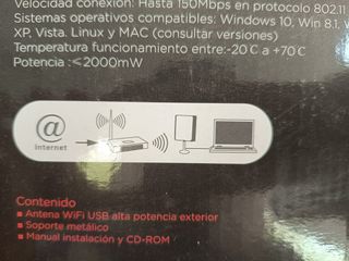 Antena WiFi Largo Alcance Wonect 36dBi