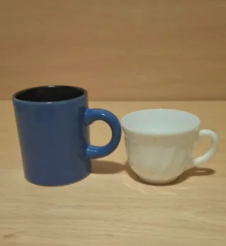 Tazas de cerámica multicolor