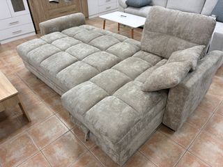 Sofá Cama Chaise Longue Beige Nuevos