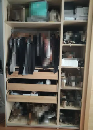 Armario Ikea madera marrón