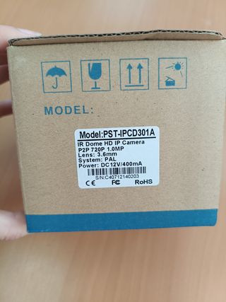 Cámara IP Domo HD 720p ONVIF P2P