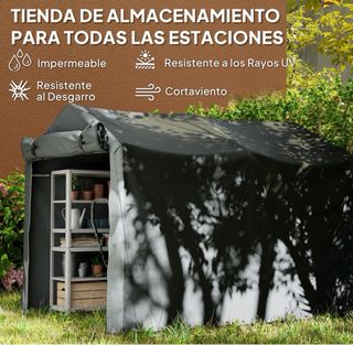 Carpa de jardín negra