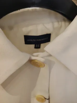 Chaqueta Adolfo Domínguez Blanca