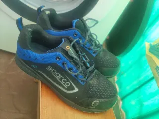 Zapatillas Sparco Negras y Azules