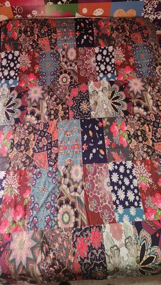 Funda Nórdica Patchwork + 2 Fundas Cojín