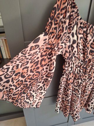 Tutina leopardata taglia unica