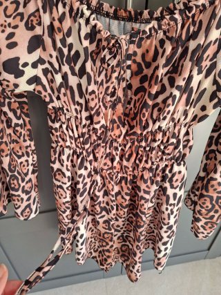 Tutina leopardata taglia unica