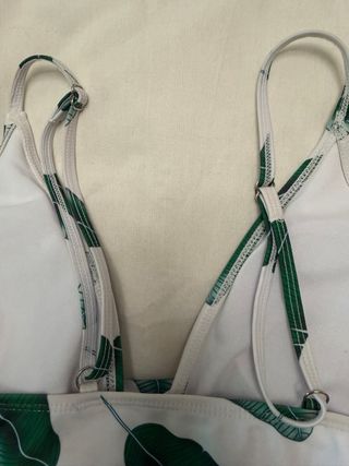 Bañador premamá estampado hojas