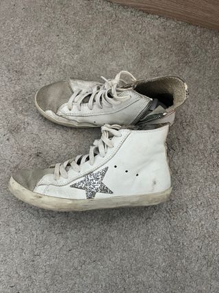 Golden Goose Francy Sneakers Blancas y Grises