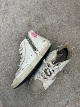 Golden Goose Francy Sneakers Blancas y Grises
