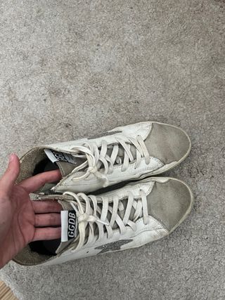 Golden Goose Francy Sneakers Blancas y Grises