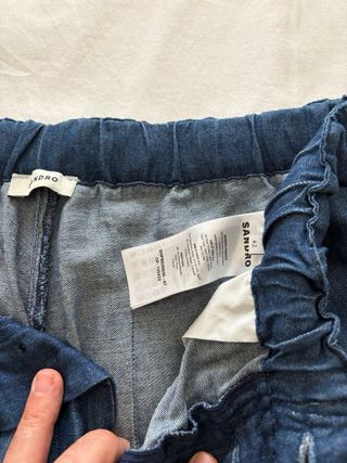 Bermuda Sandro Paris Vaquera Talla M