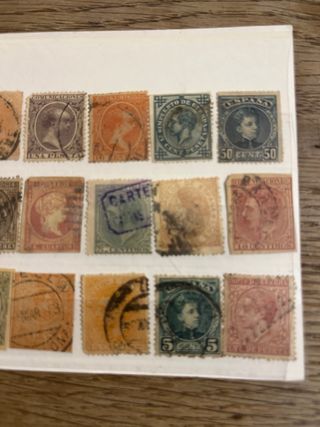 42 Sellos Antiguos de España