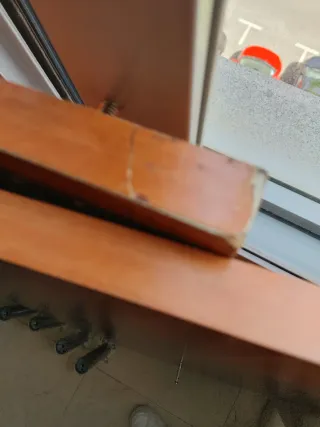 Mesa centro/TV con ruedas madera
