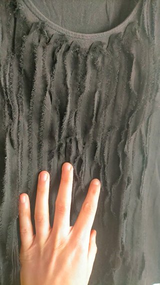 Camiseta tirantes Mango negra