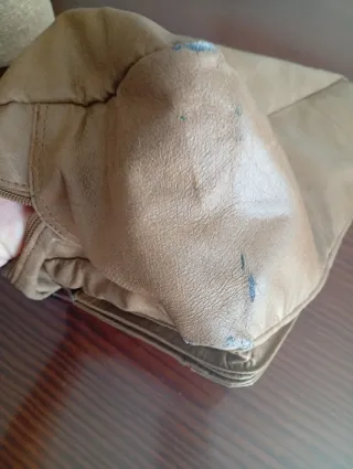 Bolso Adolfo Domínguez Camel y Asas marrones 15€